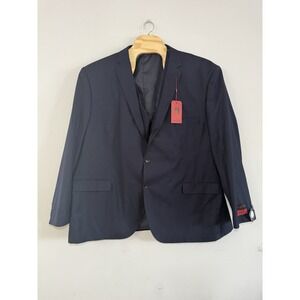 MAZARI Mens 3 PC Suit Navy Paris Model 1500 L62 W58 NWT Unhemmed
